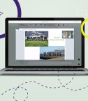 Laptop z otwartą stroną Internetową Platformy Edukacyjnej z widokiem na przykładowy webinar z edukacji wczesnoszkolnej w klasie 1 szkoły podstawowej.